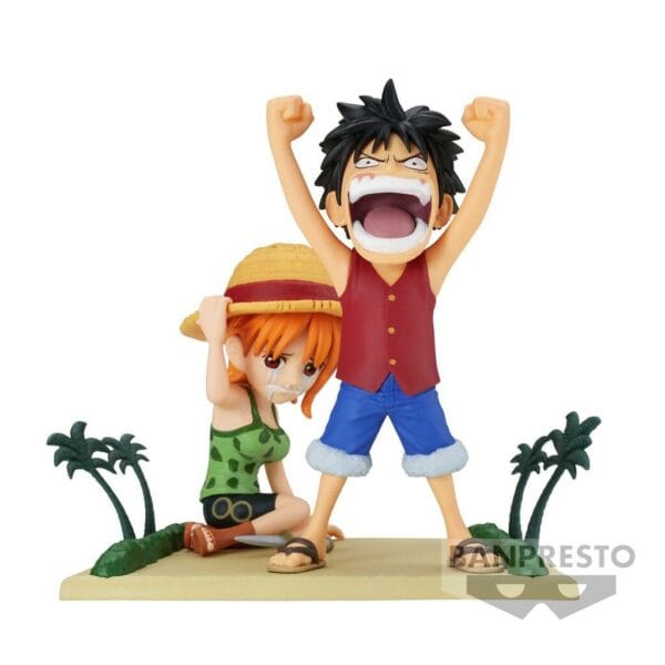 ONE PIECE - Luffy & Nami - Figurine Banpresto