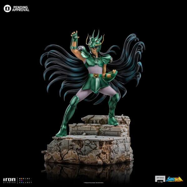 SAINT SEIYA - Dragon Shiryu -Statuette Art Scale – Image 2
